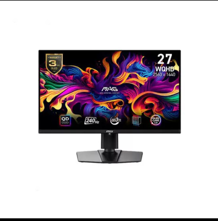 MSI MAG 271QPX QD-OLED شاشة ألعاب احترافية 27 بوصة QD-OLED